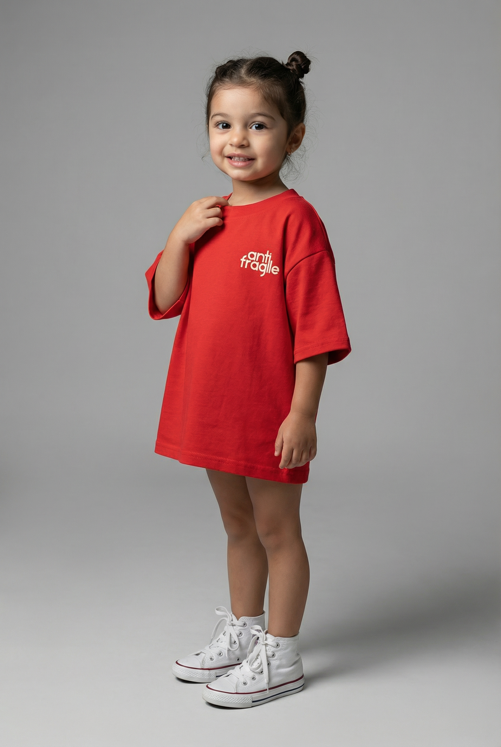 "AFTER HOURS" T-shirt in crimson