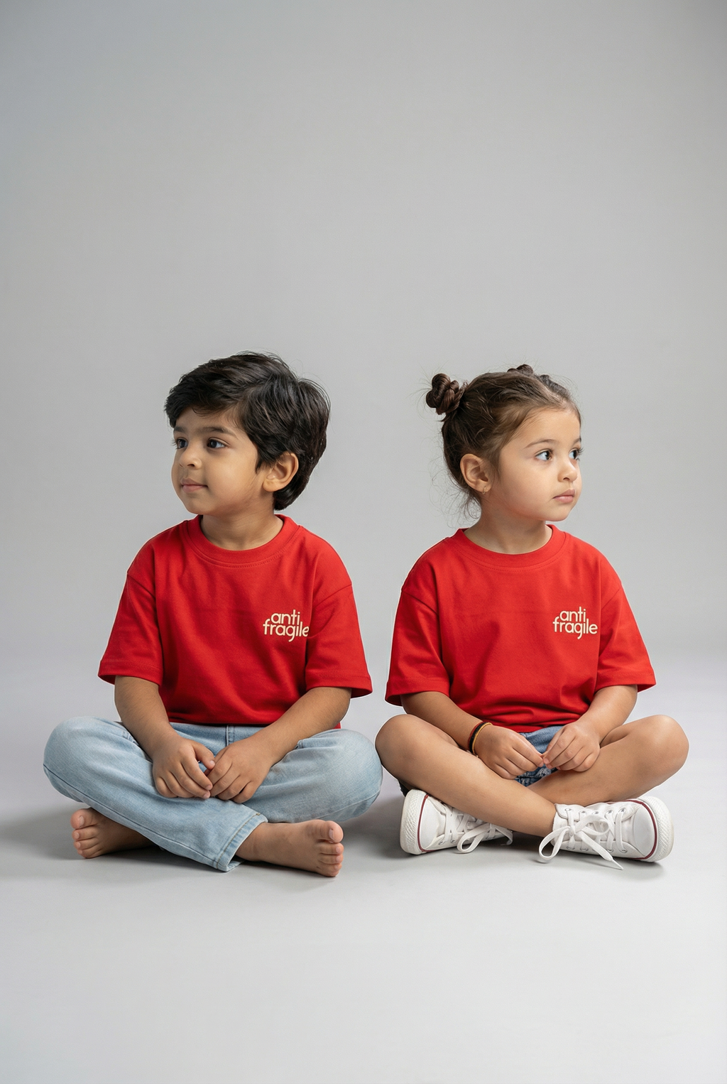 "AFTER HOURS" T-shirt in crimson