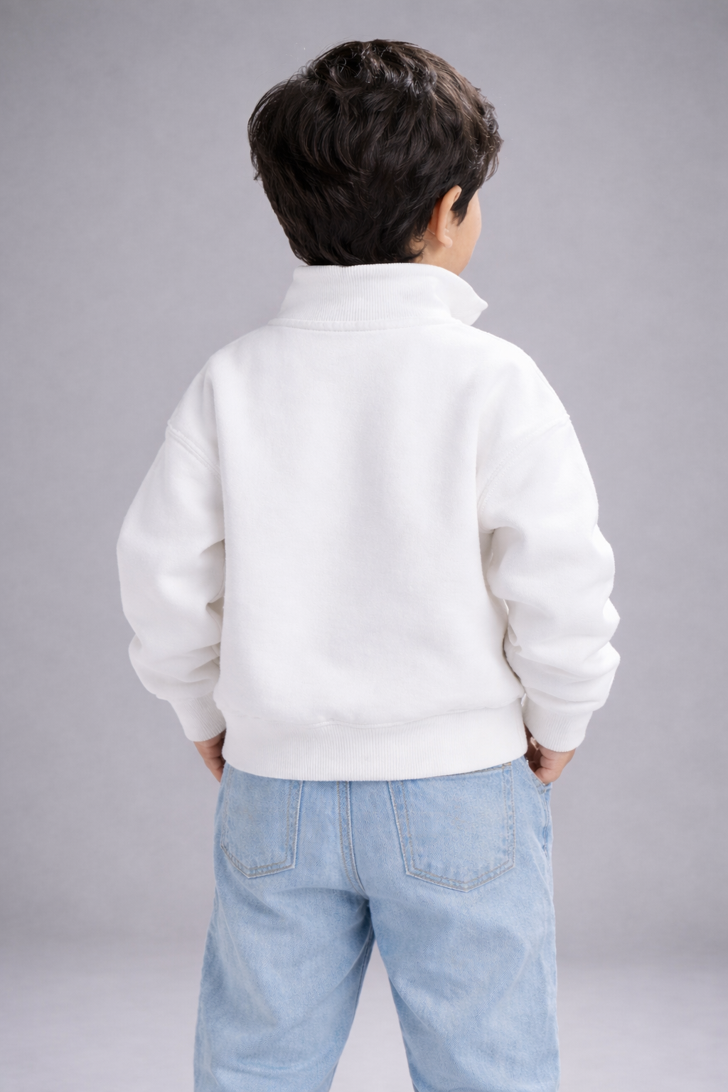 "Unseasonal White" Quarter Neck